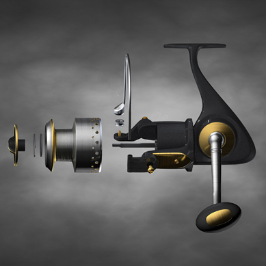 Angelrolle der Firma Hikaru