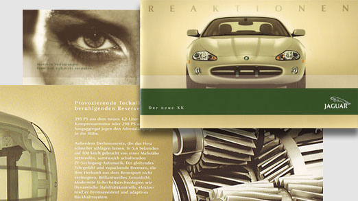 Mailing für den Jaguar XK